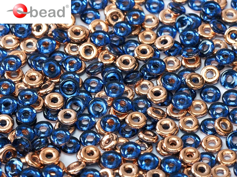 O-30070-27101 Sapphire Capri Gold O bead ® 5 gram.-0 O-30070-27101 Sapphire Capri Gold O bead ® 5 gram.-0