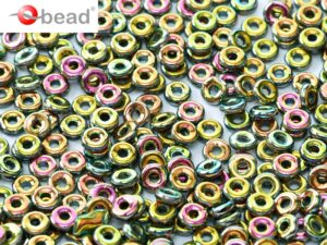 O-23980-28100 Jet Vitrail Full O bead ® 5 gram-0