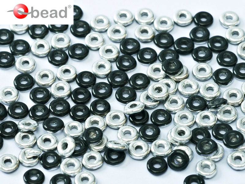 O-23980-27001 Jet half Labrador O bead ® 5 gram-0 O-23980-27001 Jet half Labrador O bead ® 5 gram-0