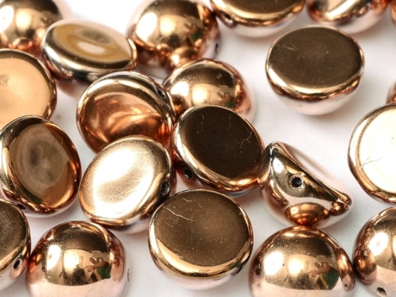 DO-S-23980-27100 Dome Beads Jet Full Capri Gold 8 Pc.-0