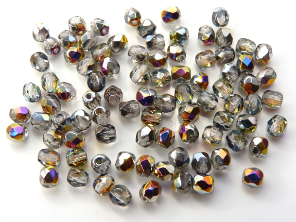 0150159 Crystal Marea Facet 4 mm. 50 Pc.-0