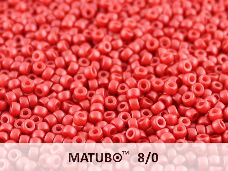 MTB-08-02010-25010 Matubo™ Alabaster Pastel Dark Coral-0 MTB-08-02010-25010 Matubo™ Alabaster Pastel Dark Coral-0