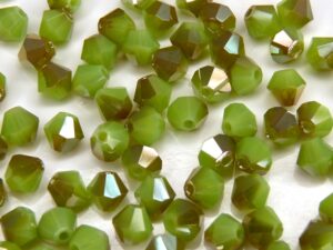 04-MC-51010-22501 Opal Green Celsian Bicones 50 Pc.-5299