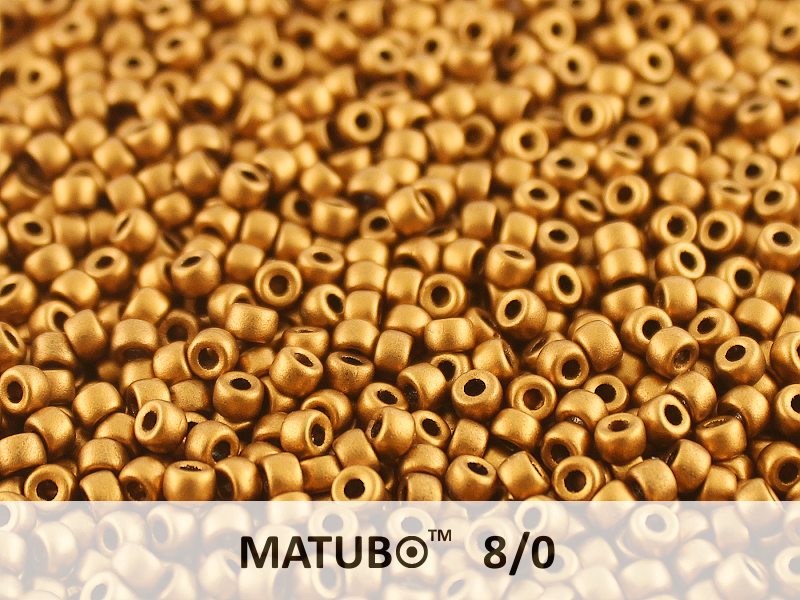 MTB-08-00030-01740 Matubo™ Crystal Silky Brass Gold-0