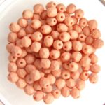 0070337 Saturated Peach Facet 4 mm. 50 Pc.-0