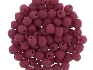 0070398 Saturated Fuchsia Facet 4 mm. 50 Pc.-5627