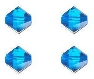 SW-03-BLZIR 5328 Blue Zircon Swarovski Bicone 3 mm 40 Pc.-0