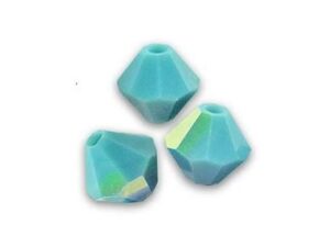 SW-03-TUAB 5328 Turquoise AB Swarovski Bicones 4 mm 40 Pc.-0