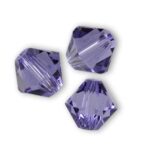 SW-03-TAN 5328 Tanzanite Swarovski Bicone 3 mm 40 Pc.-0