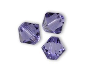 SW-03-TAN 5328 Tanzanite Swarovski Bicone 3 mm 40 Pc.-0