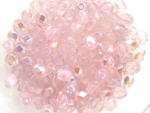 0070333 Pink Opal AB facet 40 Pc.-0