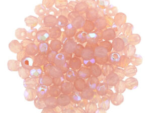 0070335 Milky Pink AB Facet 2,5 mm. 50 Pc.-0