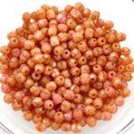 0070354 Pink Coral Facet 3 mm. 60 Pc.-0