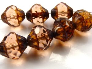 0070368 Rosaline Picasso Facet Turbine Beads 7 Pc.-0