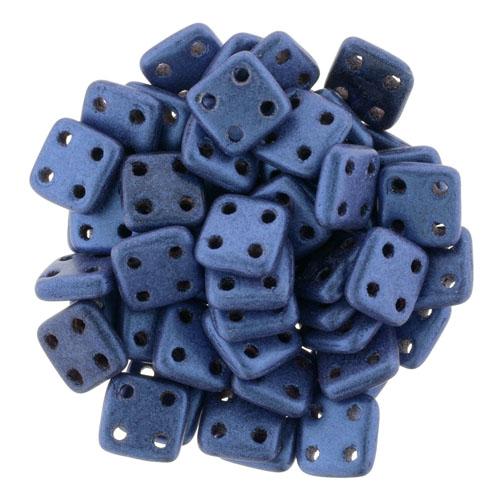 CMQT-79031MJT CzechMates QuadraTile Metallic Suede - Blue-0 CMQT-79031MJT CzechMates QuadraTile Metallic Suede - Blue-0