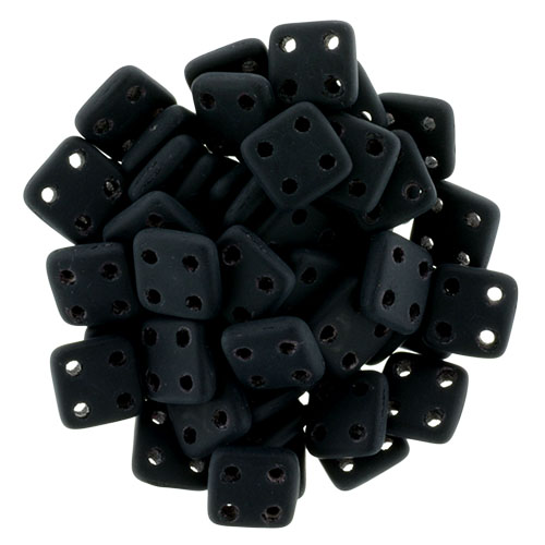 CMQT-23980-84110 CzechMates QuadraTile Matte Jet-0 CMQT-23980-84110 CzechMates QuadraTile Matte Jet-0