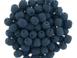 0090153 Saturated Dark Teal Facet 4 mm. 50 Pc.-5950