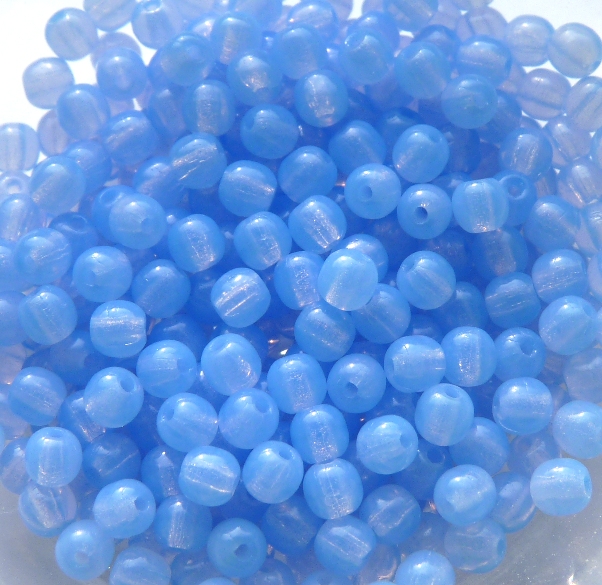 03-R-31000 Sky Blue Opal Round 3 mm. 120 Pc.-0 03-R-31000 Sky Blue Opal Round 3 mm. 120 Pc.-0