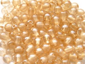 04-R-00030-14413 Crystal Champagne Round 4 mm. 120 Pc.-0