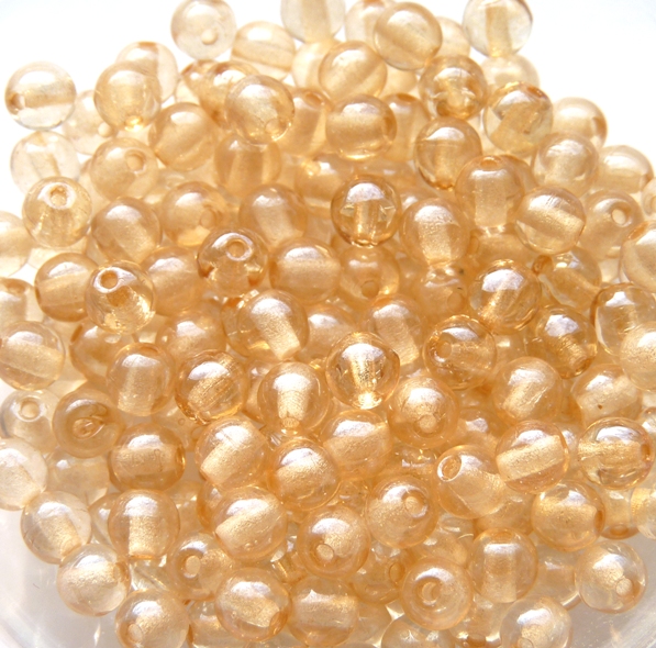 04-R-00030-14413 Crystal Champagne Round 4 mm. 120 Pc.-0