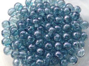 04-R-00030-15464 Crystal Blue Luster Round 4 mm. 100 Pc.-0