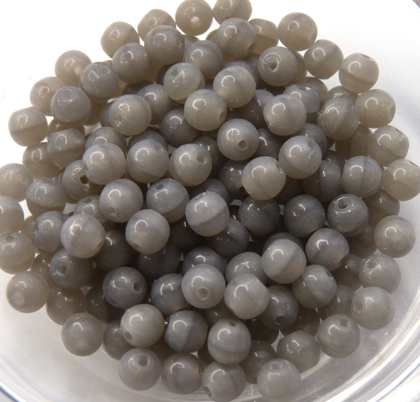 04-R-44020 Alabaster Grey Round 4 mm. 100 Pc.-0