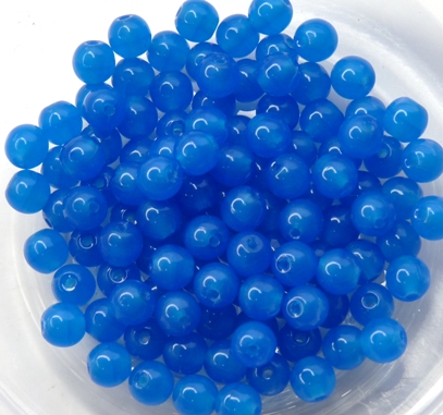 04-R-62010 Alabaster Aqua Round 4 mm. 100 Pc.-0 04-R-62010 Alabaster Aqua Round 4 mm. 100 Pc.-0