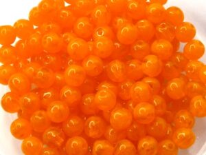 04-R-81250 Milky Orange ( Opal) Round 4 mm. 100 Pc.-0