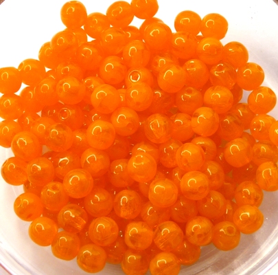 04-R-81250 Milky Orange ( Opal) Round 4 mm. 100 Pc.-0 04-R-81250 Milky Orange ( Opal) Round 4 mm. 100 Pc.-0