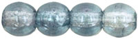 04-R-00030-15464 Crystal Blue Luster Round 4 mm. 100 Pc.-5957