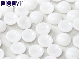 PGY-03000 Chalk White Piggy Beads 50 Pc.-0