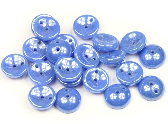 PGY-33100-14400 Lustered Opaque Blue Piggy Bead 50 Pc.-0 PGY-33100-14400 Lustered Opaque Blue Piggy Bead 50 Pc.-0