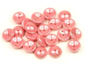 PGY-73020-14400 Opaque Lustered Pink Piggy Bead 50 Pc.-0