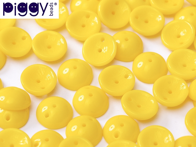 PGY-83130 Opaque Yellow Piggy Bead 50 Pc.-0