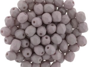 0020268 Saturated Sand (Mushroom) Facet 6 mm. 25 Pc.-0