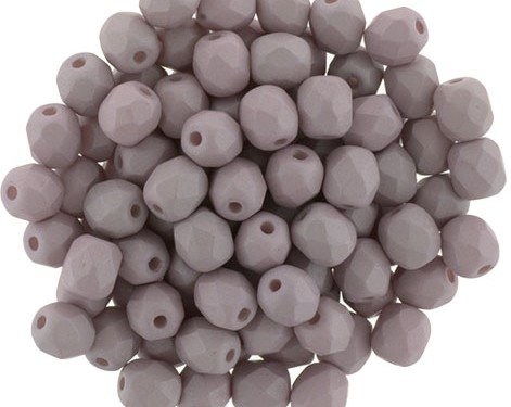 0020268 Saturated Sand (Mushroom) Facet 6 mm. 25 Pc.-0