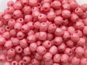 0070423 Saturated Pink Facet 3 mm. 50 Pc.-0
