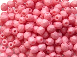 0070423 Saturated Pink Facet 3 mm. 50 Pc.-6079