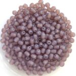 0080573 Matte Milky Amethyst Facet 2.5 mm 50 Pc.-0