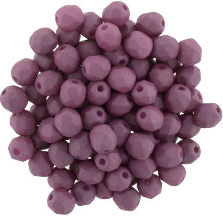 0080594 Saturated Hyacinth Violet Facet 3 mm. 50 Pc.-0