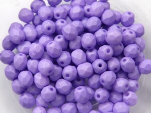 0080600 Saturated Lavender Facet 4 mm. 50 Pc.-0