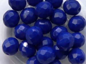 0090149 Opaque Sapphire Facet 8 mm. 12 Pc.-0