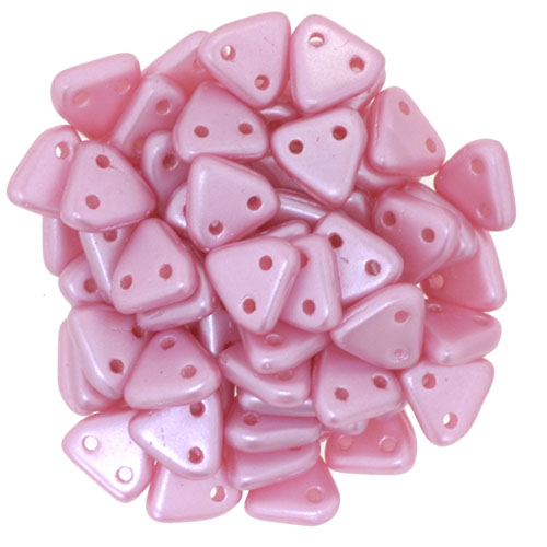 CMTR-25008 CzechMates Triangle Pearl Coat Flamigo Pink, 10 gram-0 CMTR-25008 CzechMates Triangle Pearl Coat Flamigo Pink, 10 gram-0