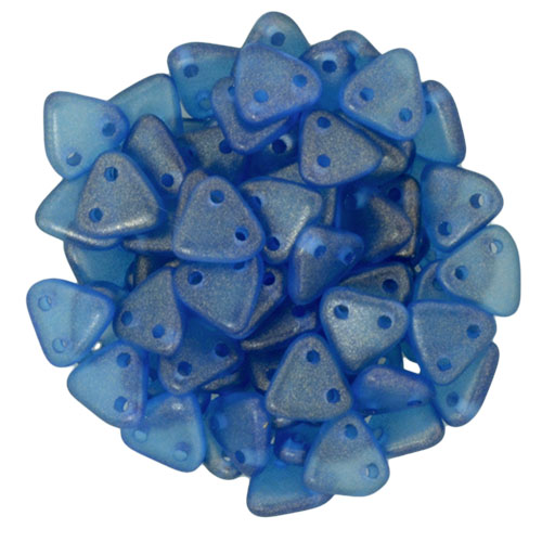 CMTR-29266 CzechMates Triangle Halo-Azurite, 10 gram-0 CMTR-29266 CzechMates Triangle Halo-Azurite, 10 gram-0