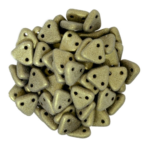 CMTR-23980-79080 CzechMates Triangle Jet Polychrome-Gold, 10 gram-0 CMTR-23980-79080 CzechMates Triangle Jet Polychrome-Gold, 10 gram-0