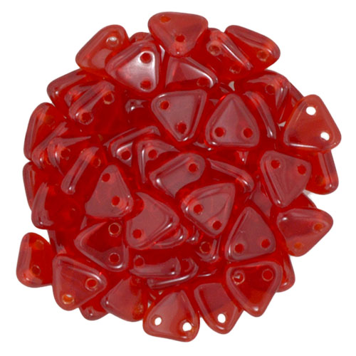 CMTR-90080 CzechMates Triangle Siam Ruby, 10 gram-0 CMTR-90080 CzechMates Triangle Siam Ruby, 10 gram-0