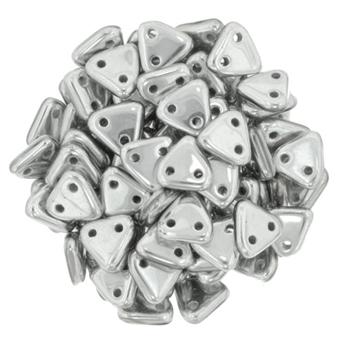 CMTR-00030-01700 CzechMates Triangle Matte Metallic Silver, 10 gram.-6136