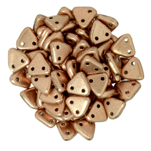 CMTR-00030-01770 CzechMates Triangle Matte Metallic Copper, 10 gram-0 CMTR-00030-01770 CzechMates Triangle Matte Metallic Copper, 10 gram-0