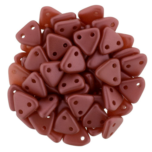 CMTR-29408 CzechMates Triangle Satin-Cinnabar, 10 gram-0 CMTR-29408 CzechMates Triangle Satin-Cinnabar, 10 gram-0