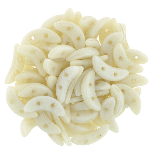 CMCR-02010-14413 CzechMates Crescent Opaque Luster Champagne. 5 gram-0 CMCR-02010-14413 CzechMates Crescent Opaque Luster Champagne. 5 gram-0